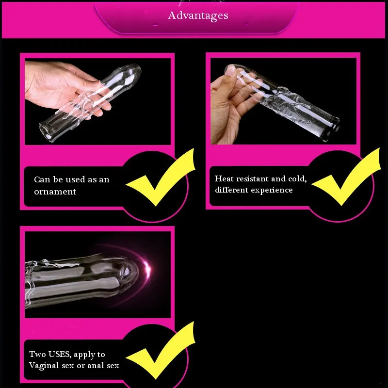 Новый стеклянный фаллоимитатор Meselo инъекционный в горячей/холодной воде