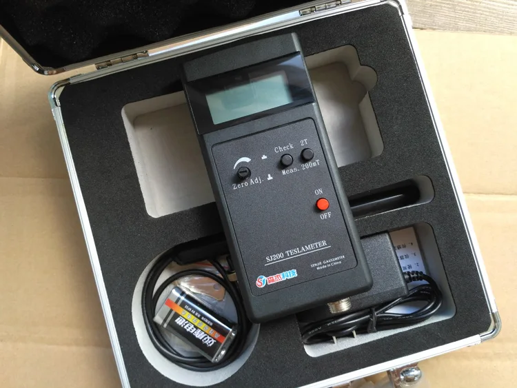 Новый цифровой измеритель температуры SJ200 магнитного флюса|flux meter|flux |