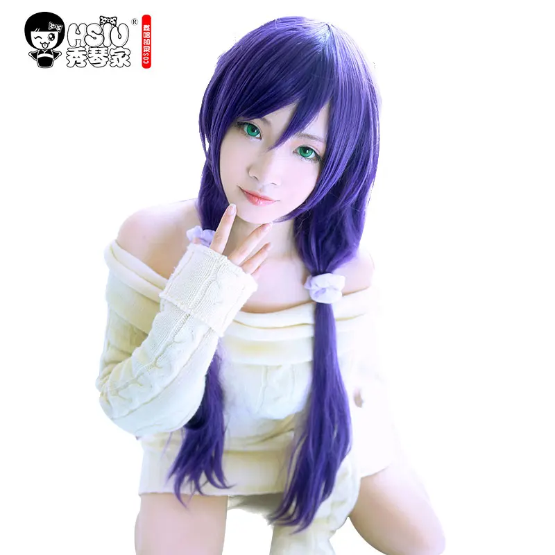 

HSIU высокое качество LoveLive! Любовь Live косплей парик Nozomi Tojo костюм играть взрослые парики Хэллоуин аниме волосы бесплатная доставка