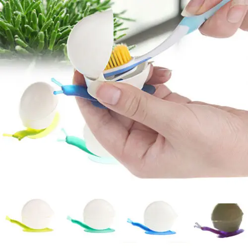 Присоски Зубная щётка держатель мультяшная Улитка присоски туалетные