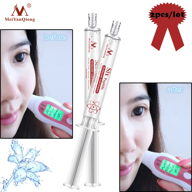 2 шт. шесть пептид Гиалуроновая кислота эссенция против старения морщин лифтинг