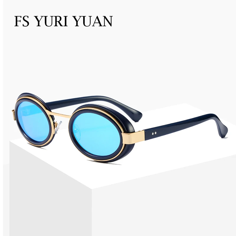 FS YURI YUAN put 2017 новые модные очки Cobain HD линзы UV400 Высокое качество овальные