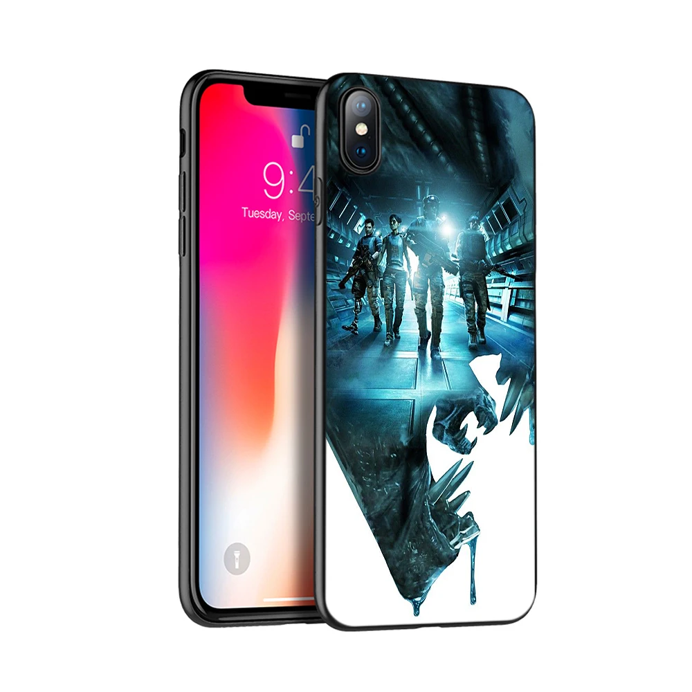 Черный чехол из ТПУ для iphone 5 5s SE 2020 6 6s 7 8 plus x 10 силиконовый XR XS 11 pro Max с изображением
