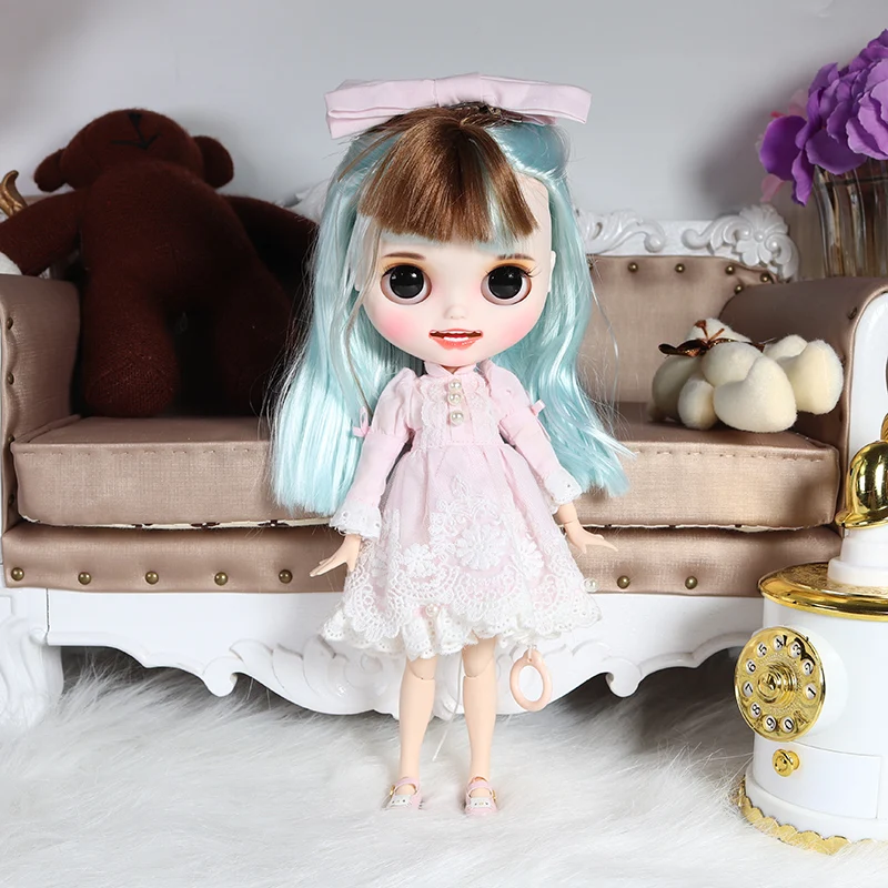 ICY Nude Blyth Кукла № 2 открытый рот с зубами резные губы матовые лица суставы тела сонные глаза 1/6 bjd, licca, jerryberry, pullip