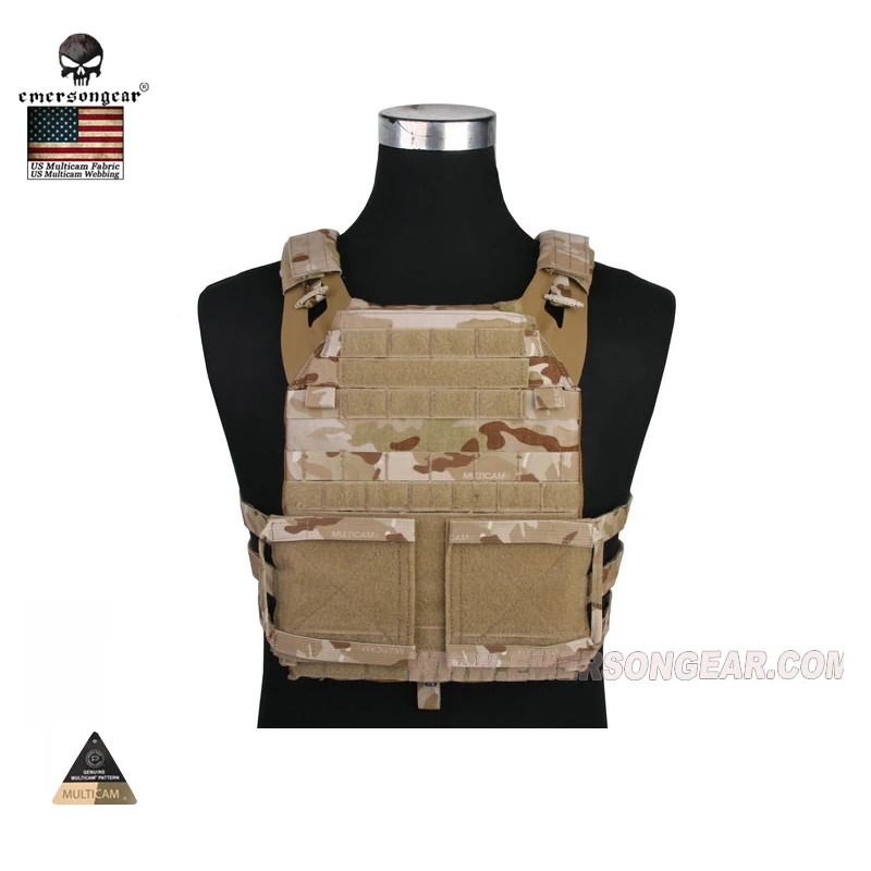 Черный засушенный армейский жилет Emersongear Multicam уличный тактический 1000D нейлоновый