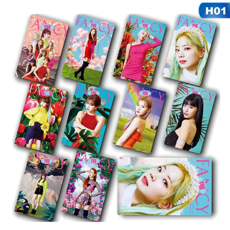 H01 10 шт./компл. KPOP дважды стук сигнал Альбом FANCY YOU LOMO карты самодельная бумажная Фотокарта - Цвет: H01