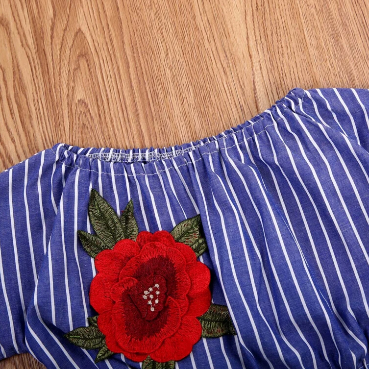 Комплект детской одежды для маленьких девочек короткий топ рубашка блузка в