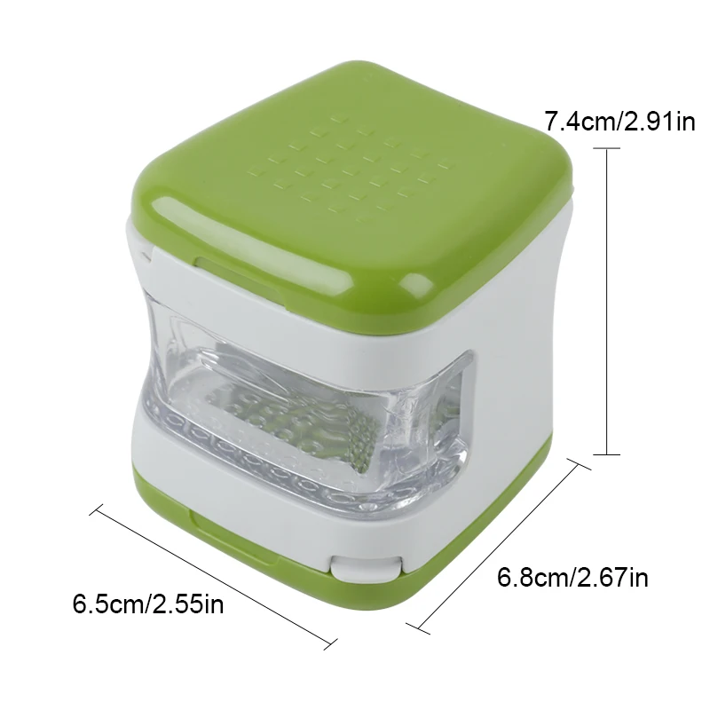 1 шт. многофункциональный измельчитель чеснока из нержавеющей стали с 2 сторонами