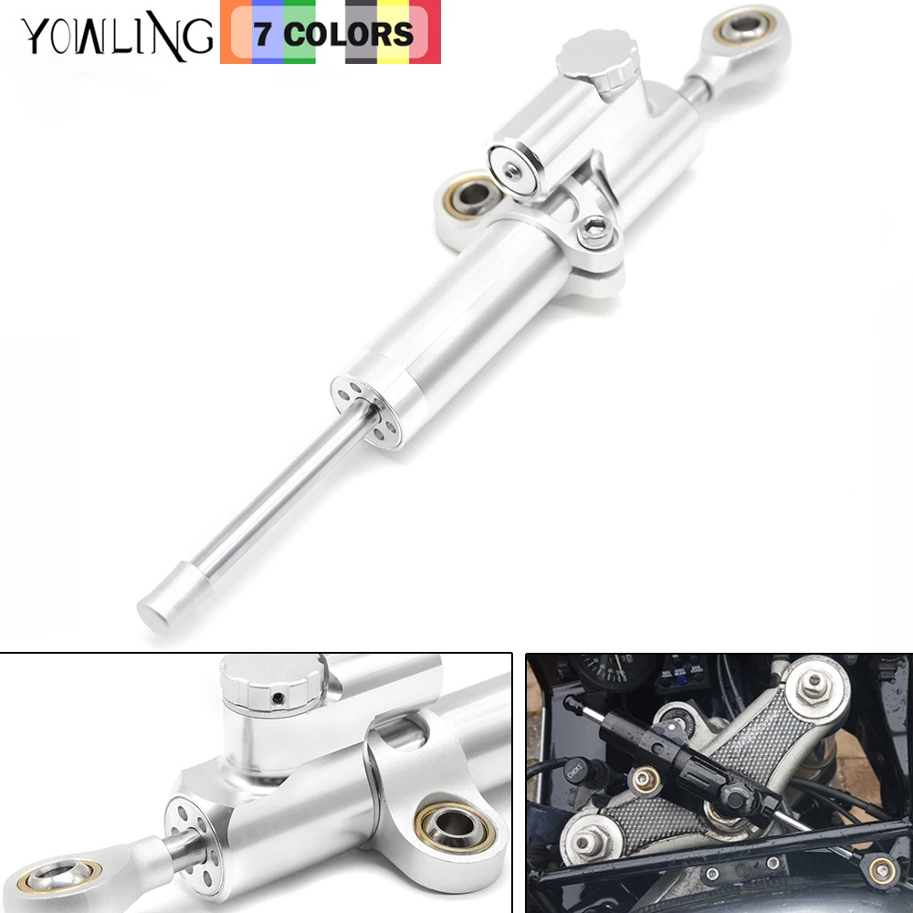 

Motorcycle Damper Steering damping StabilizerLinear Reversed Safety Control FOR yamaha YZF R1 MT07 MT09 R1 GSXR 600 750 1000