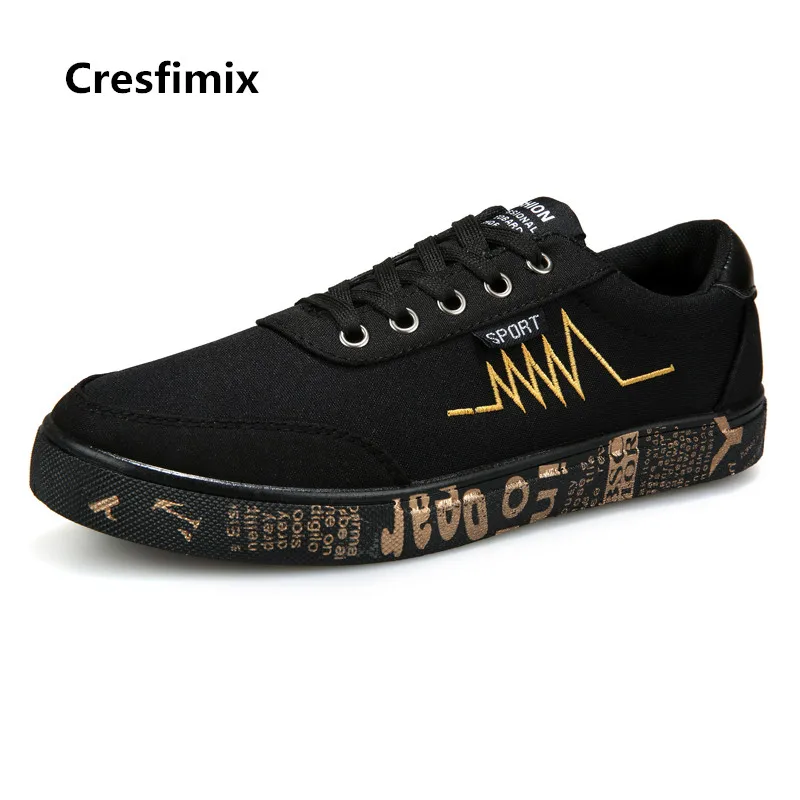 Cresfimix/Мужская модная удобная Осенняя обувь из флока на шнуровке Мужская стильная
