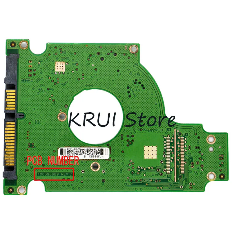 Бесплатная доставка HDD PCB Логическая плата/номер платы: 100398689 REV C|Печатные платы| |