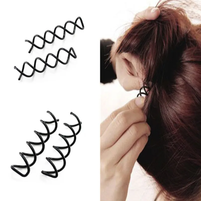 5 шт. Инструменты для укладки волос Спиральные заколки аксессуары волос|Шпильки и