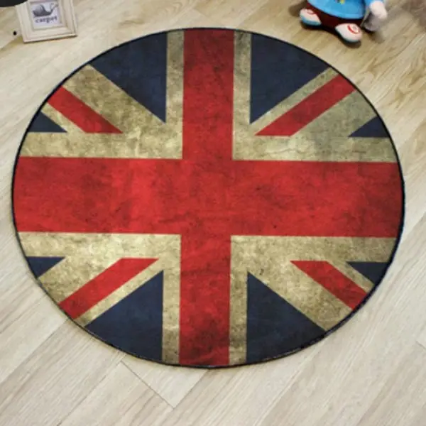 pattern 05 Круглые фруктовые коврики с рисунком из мультфильма, ковер для гостиной, компьютерная Поворотная Подушка, ползающий ребенок, одеяло, Нескользящие коврики - Цвет: pattern 05
