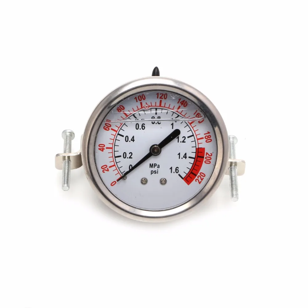 

0-1.6MPa 0-220psi Water Liquid Pressure Gauge Meter 1/4" f Reverse Osmosis Pump