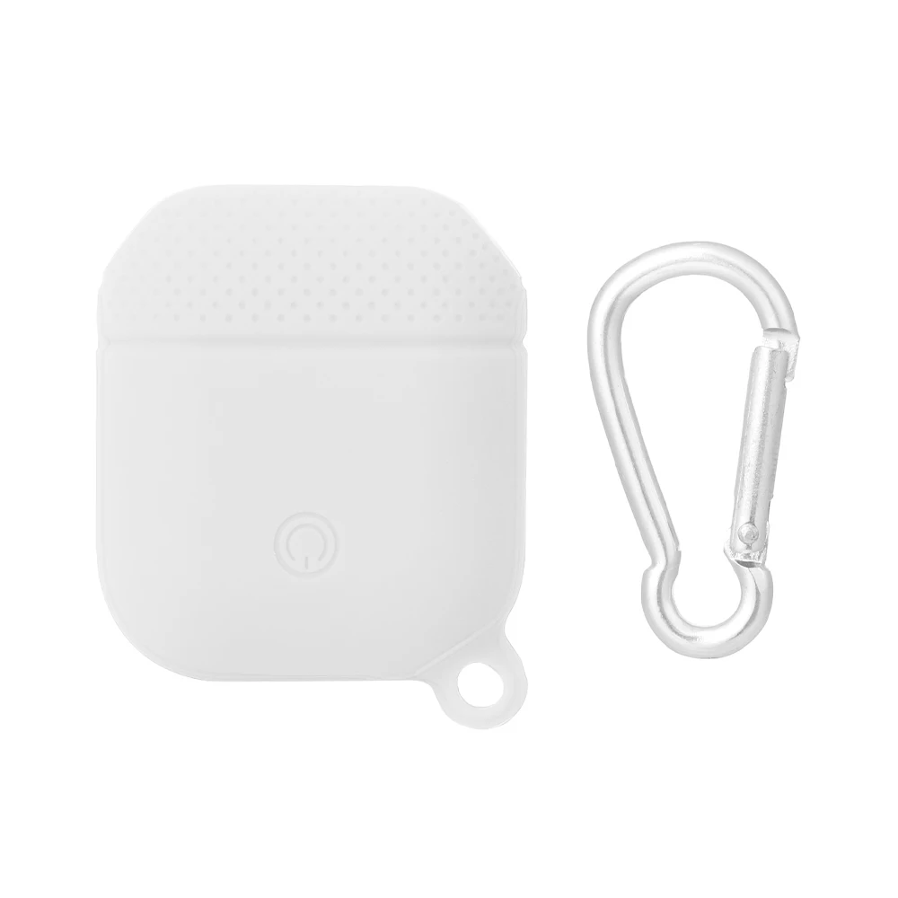 transparent Силиконовый чехол, наушники для Apple Airpods, чехол, Bluetooth, беспроводные наушники, защитный чехол, коробка для Air Pods, наушники, сумка - Цвет: transparent
