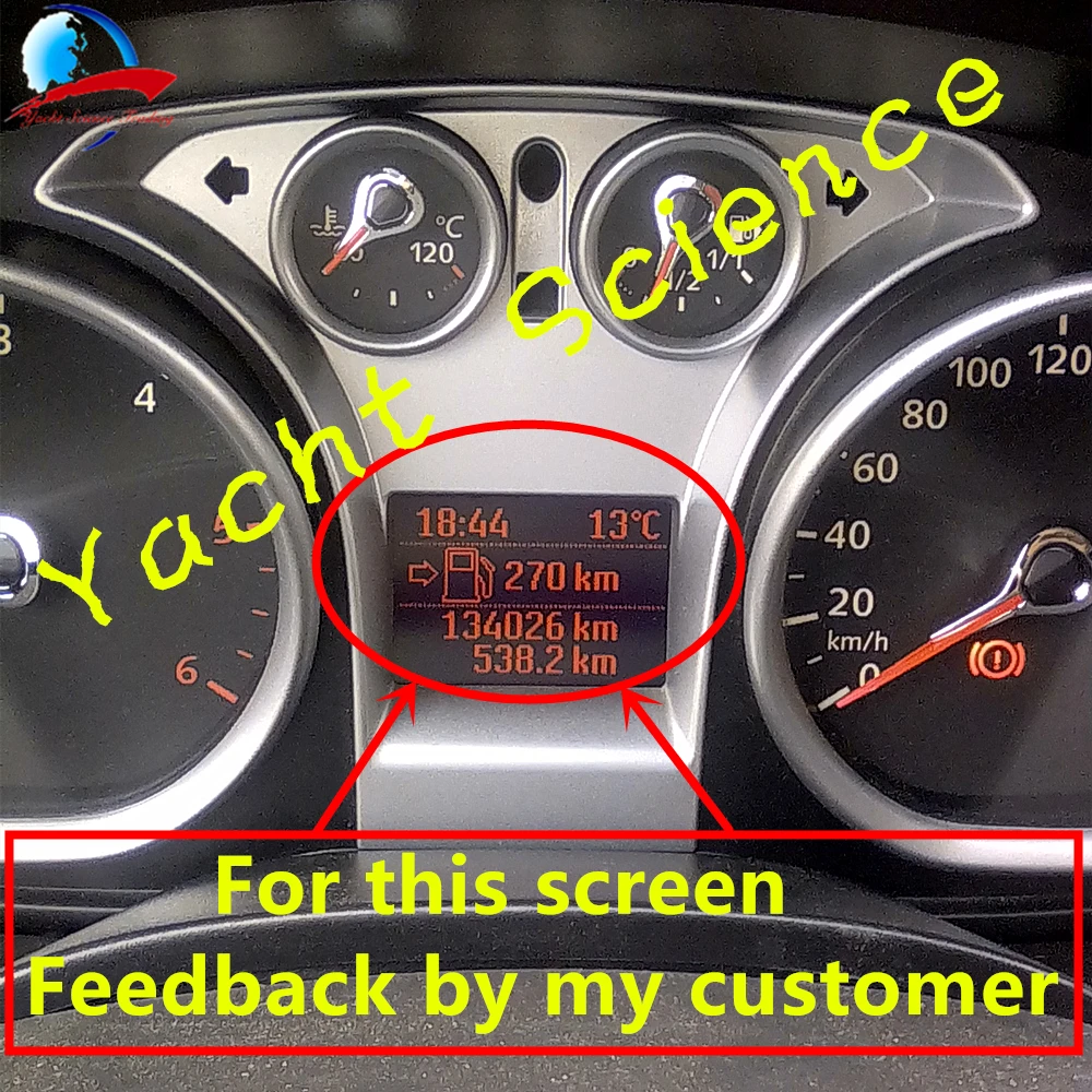 Запасной VDO для приборной панели/ЖК-экран для ремонта пикселей для Ford Focus 2008-2011/C-Max/Galaxy/Kuga