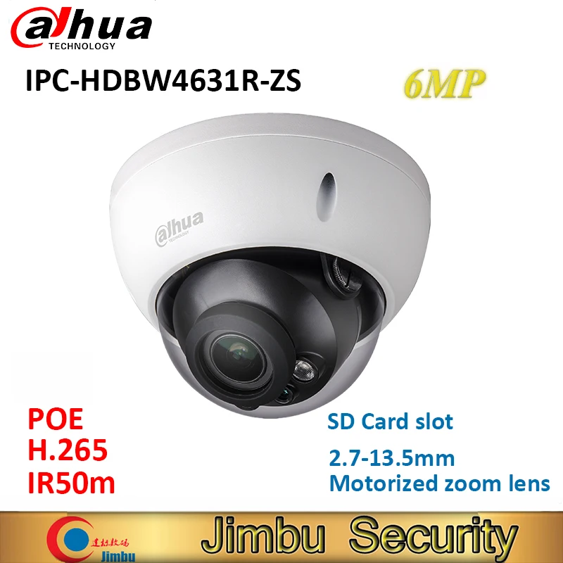 Сетевой видеорегистратор Dahua IPC HDBW4631R ZS IP Камера 6MP заменить HDBW4431R 2 7 мм ~ 13 5