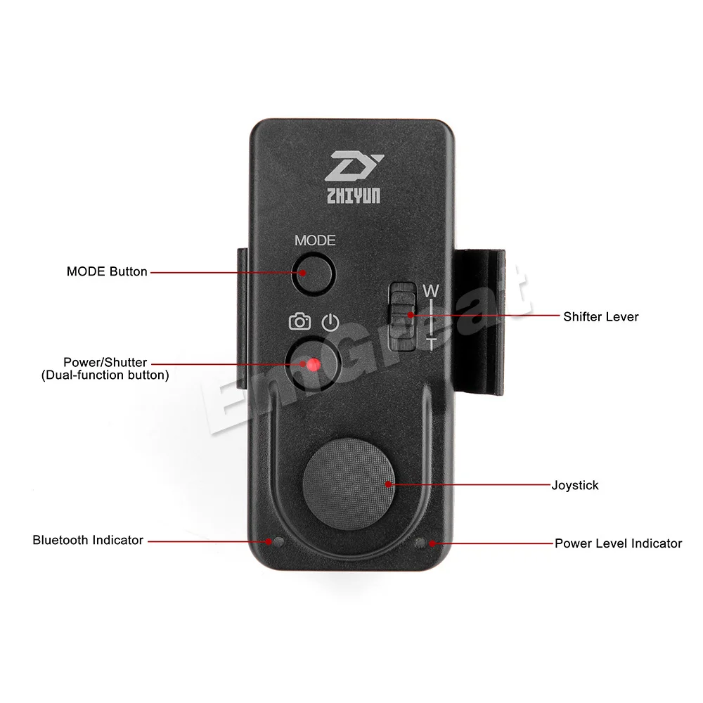 Zhiyun ZW-B02 Wireless Thumb Remote Controller for Crane Crane-M Smooth-II Smooth 3 Smooth-Q Rider-M Gimbal Stabilizer | Электроника