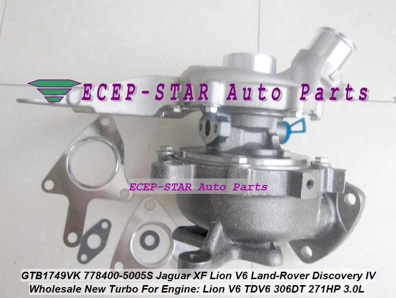 GTB1749VK 778400 0005 0004 LR029915 турбо для Jaguar XF Lion V6 Land Rover Discovery IV 2009 TDV6 306DT 3.0L|turbo rabbit|turbo energyturbo