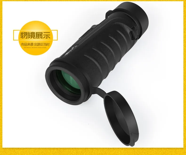 BIJIA 10x42 высокое качество одиночный фокус оптический объектив Монокуляр нескользящий Карманный телескоп Охота путешествия Зрительная труба