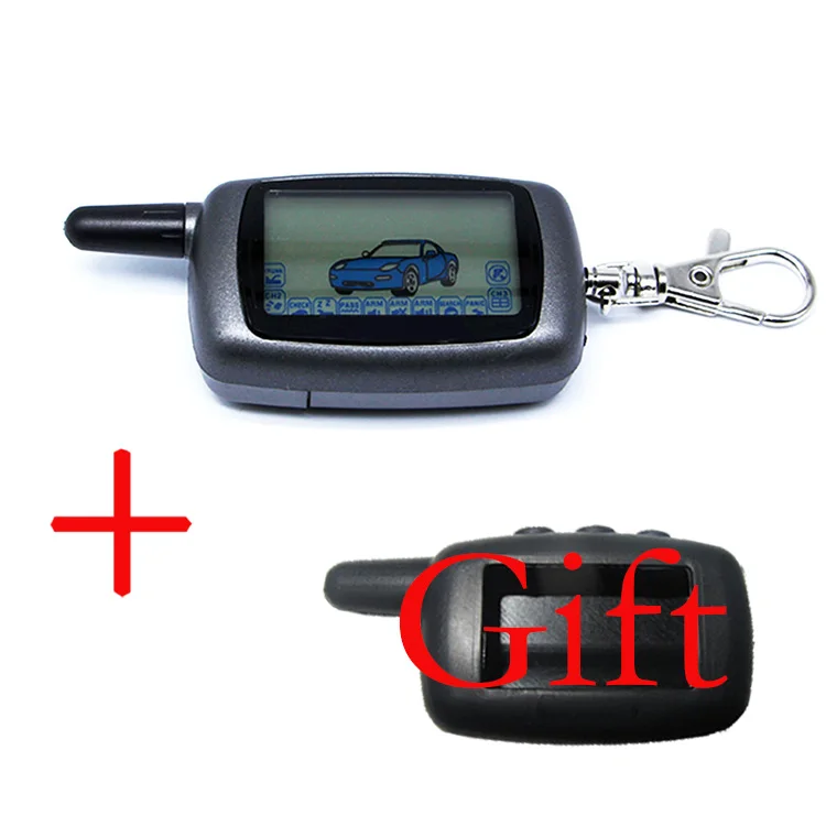 Two way LCD Remote Control Key Fob Silicone Case Cover for Russian Version Starline A6 Way Car Alarm System | Автомобили и