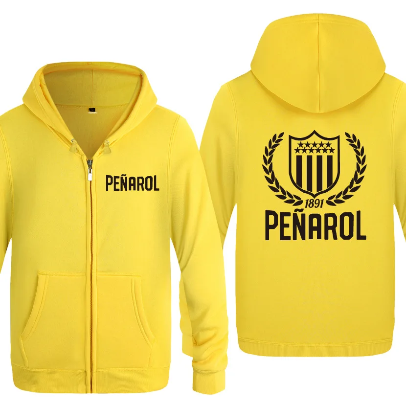 Толстовки на молнии Клуб Атлетико Penarol Uruguay Manyas мужская толстовка с капюшоном флисовая мужская куртка с длинным рукавом Толстовка пальто спортивный костюм S-3XL
