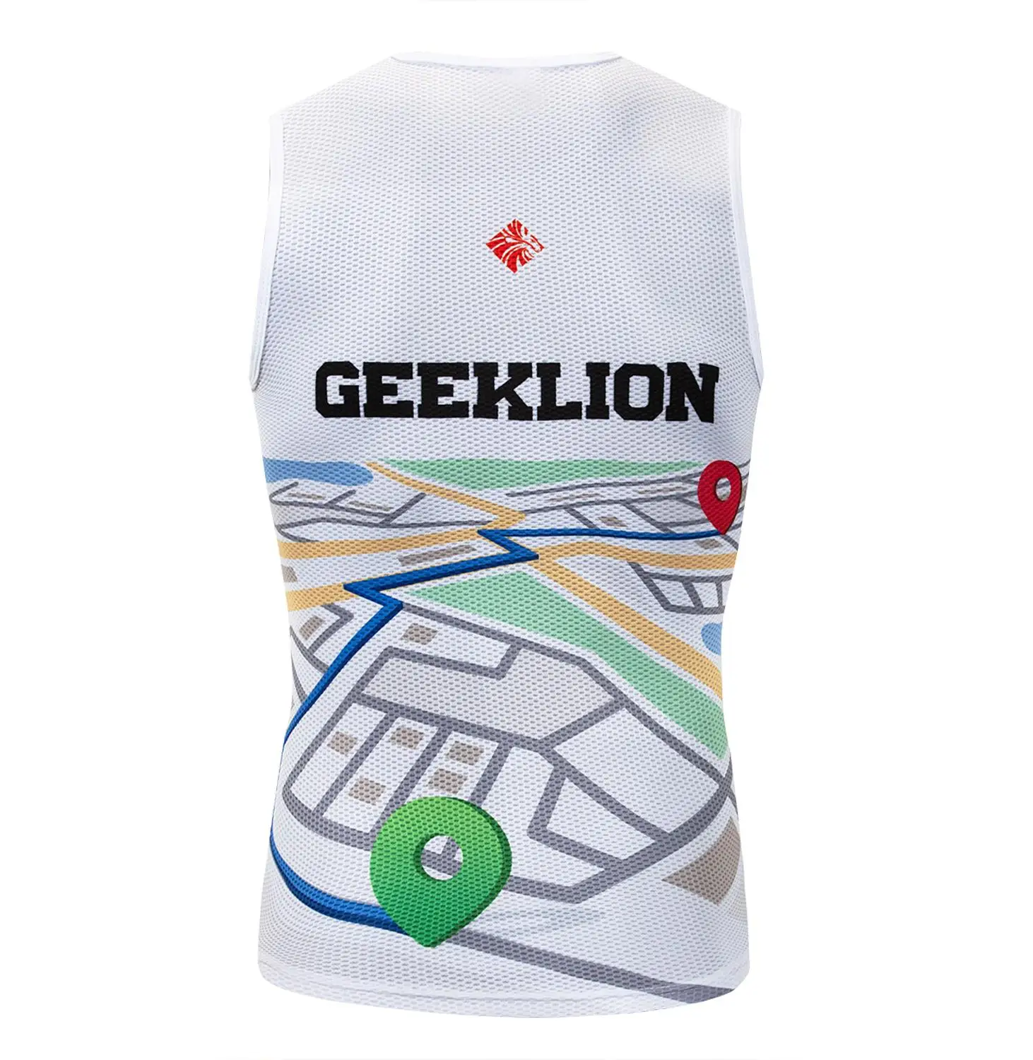 Geeklion дышащая майка для бега тренировочная рубашка без рукавов быстросохнущая