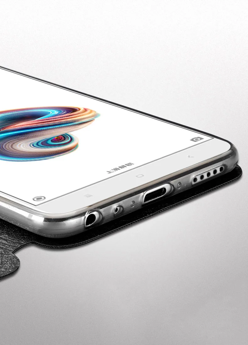 Для Xiaomi mi 5x A1 флип чехол mi 5x A1 крышка Xiaomi mi A1 жалуйста, принципиально кожи xio mi 5x чехол силиконовая накладка на заднюю панель с mofi синий