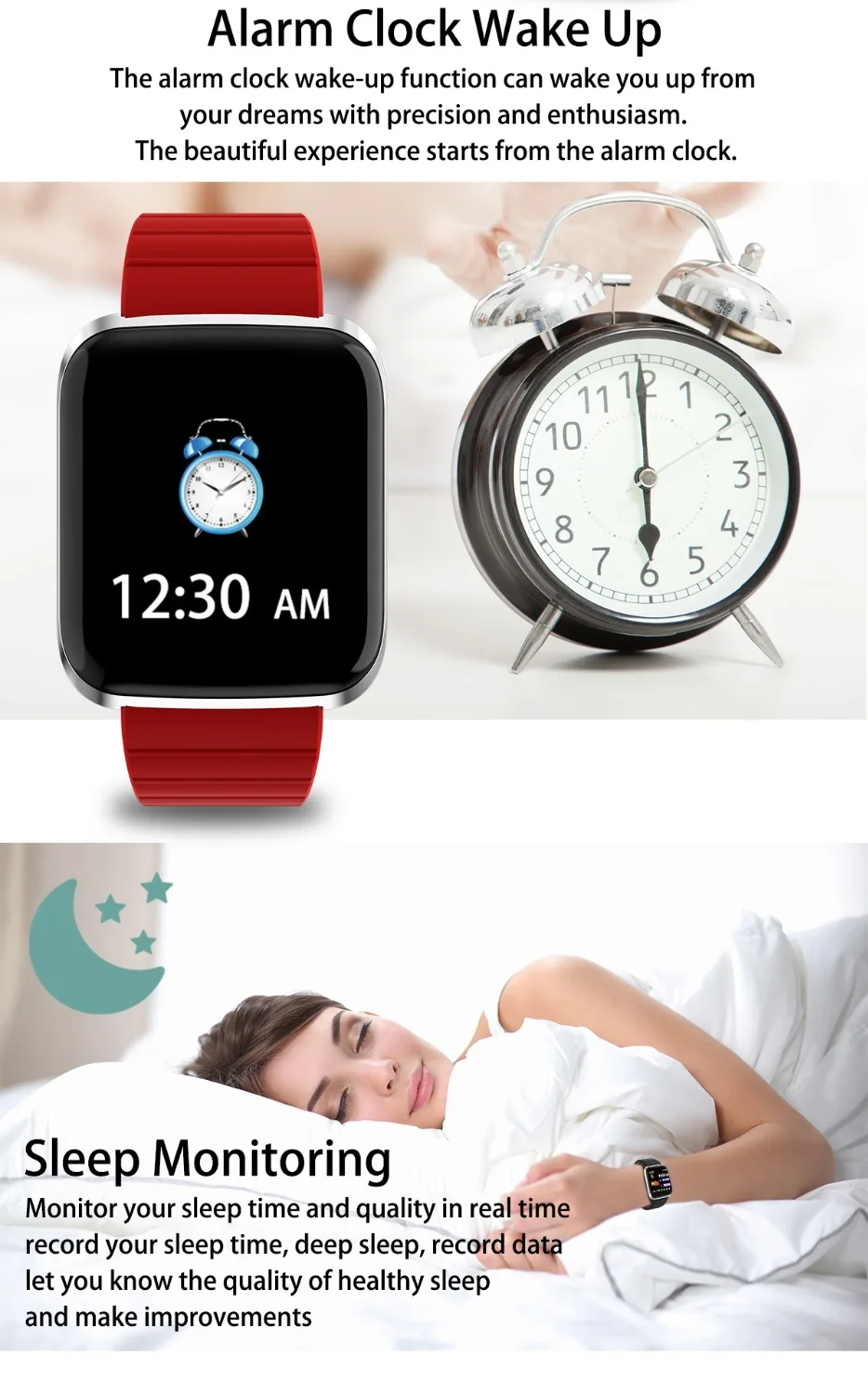 Умные часы для мужчин спортивные с Bluetooth шагомер СВЕТОДИОДНЫЙ цветной сенсорный