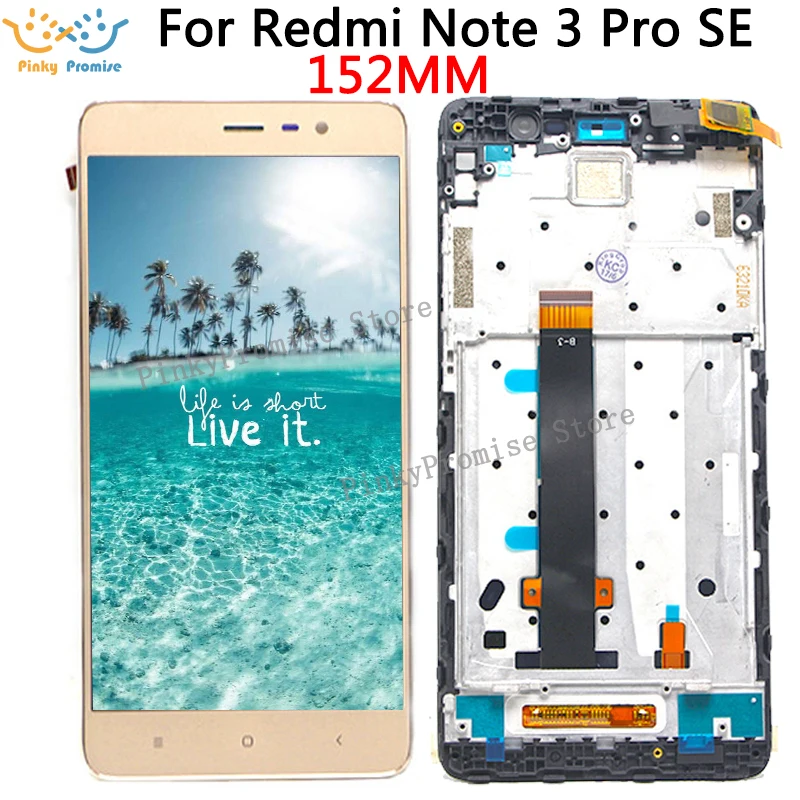 ЖК-дисплей 152 мм для Xiaomi Redmi Note 3 Pro SE сенсорный экран с дигитайзером в сборе и