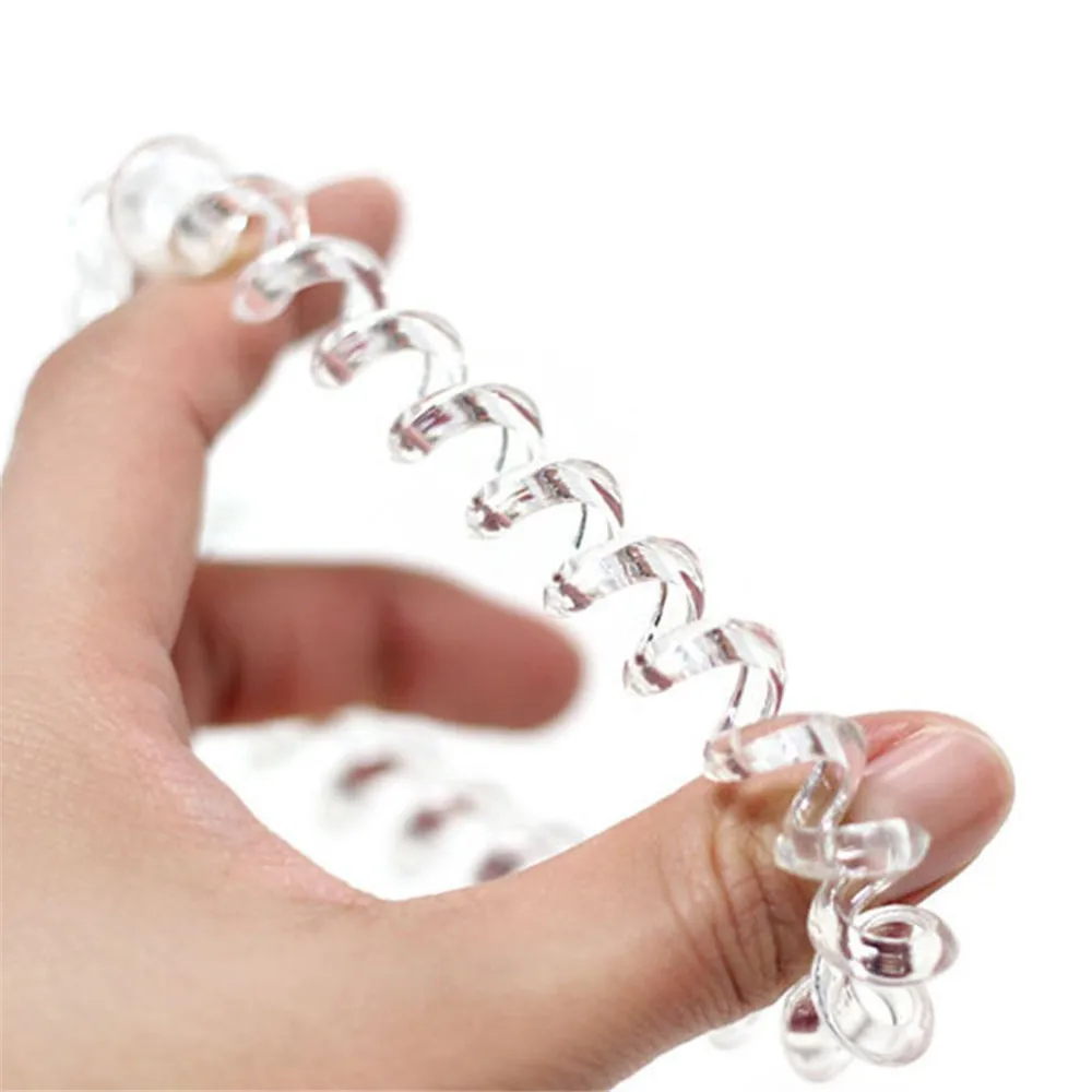 Эластичная лента для волос 10 шт. белая прозрачная с хвостиком|hair ties|rubber hairbandwire hair