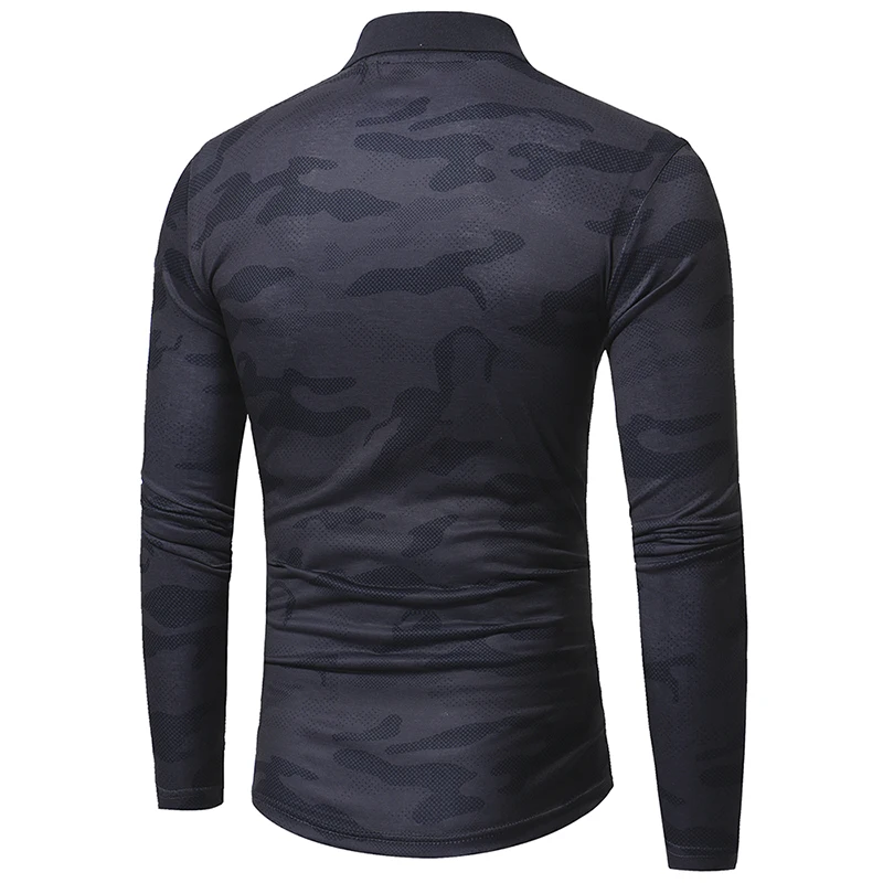 Для мужчин S Мужские Поло Рубашка Бренды 2018 мужской длинный рукав Повседневное