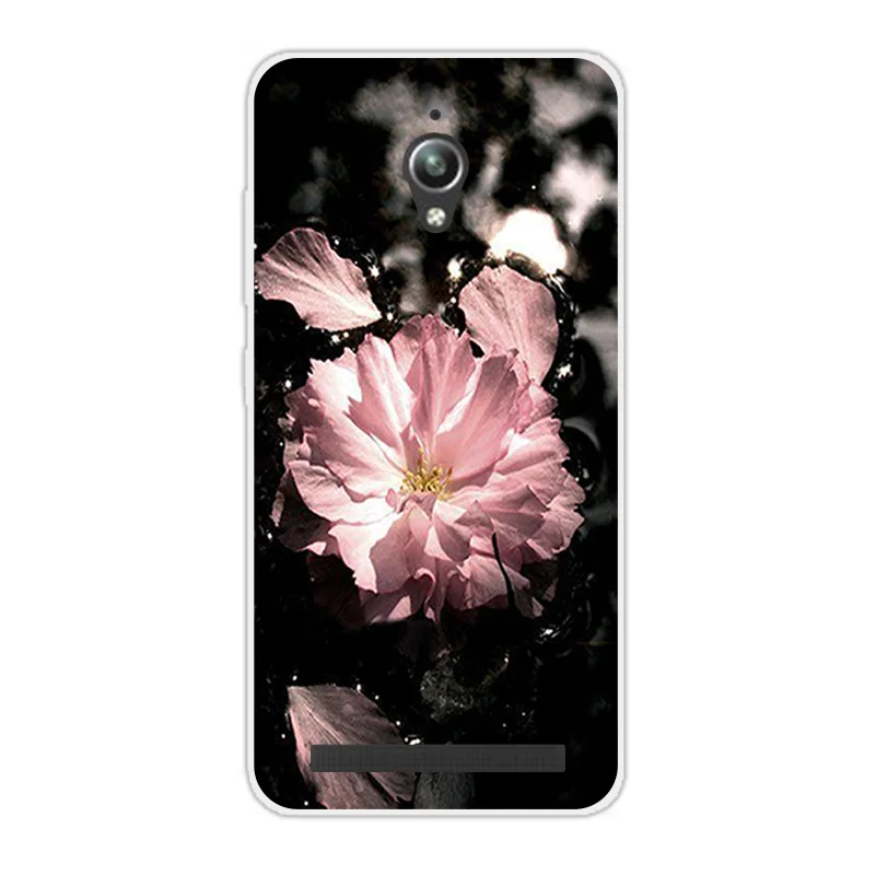 Силиконовый чехол для Asus Zenfone Go ZC500TG мягкий с надписью ZC ZC500 500 500TG TG телефона |