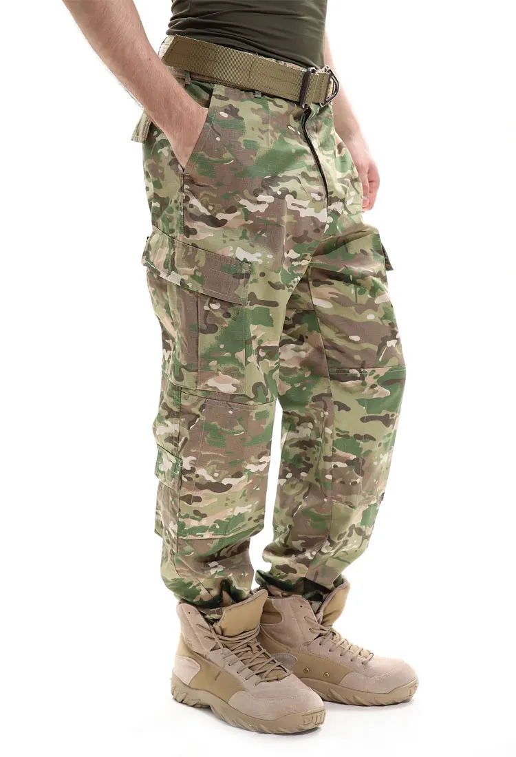 CP Camouflage Pants Military Tactical Trousers Army Combat Pants Special Forces SWAT Work Pants Men Casual Cargo Sweatpant - Color: CP