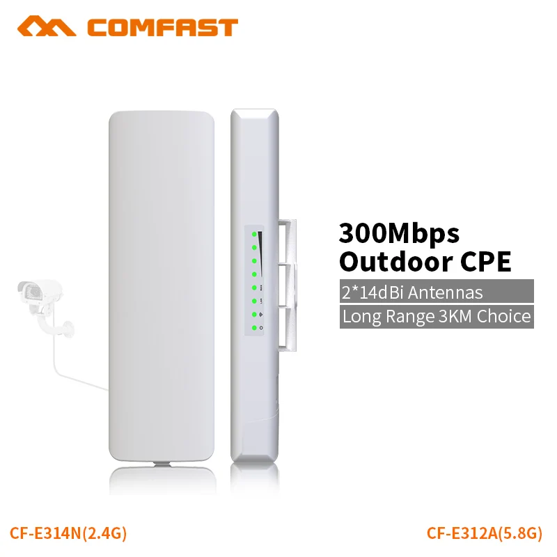 COMFAST 300 Мбит/с роутер мост WiFi Открытый CPE беспроводной ретранслятор открытый для