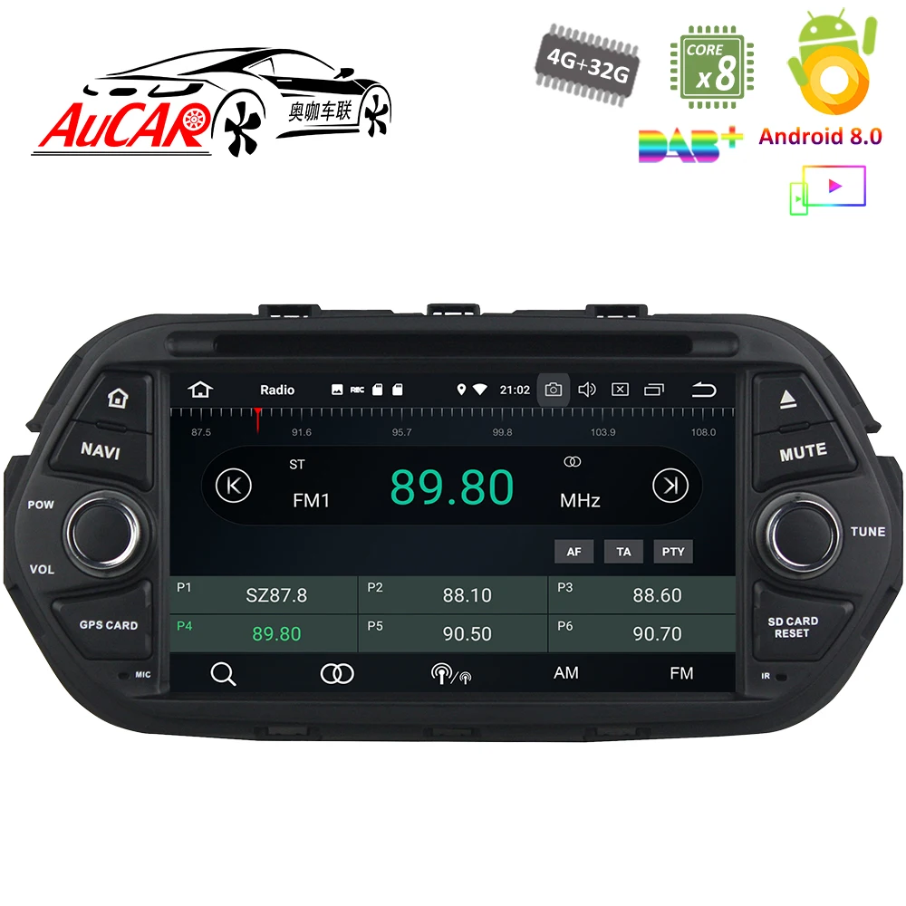 Android 8 0 автомобильный dvd плеер для Fiat Tipo Egea 2016 2017 Автомобильный GPS Мультимедийная