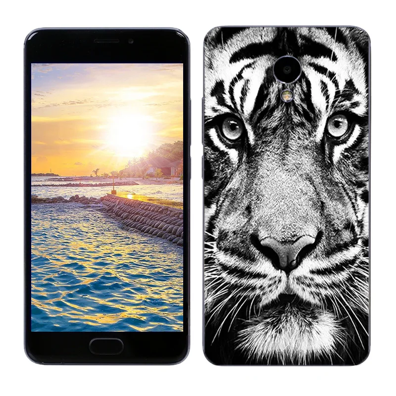 23 Чехол для Meizu X8 16X, мягкая задняя крышка из ТПУ с изображением тигра для Meizu M2 M3 M5 M6 Note, чехол для телефона s, силиконовый бампер, Fundas - Цвет: 23