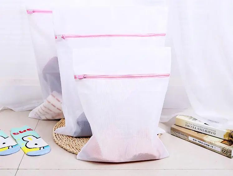 

3pcs/set S/M/L Clothes Washing Machine Laundry Bra Aid Lingerie Mesh Net Wash Bag Pouch Basket SN1055