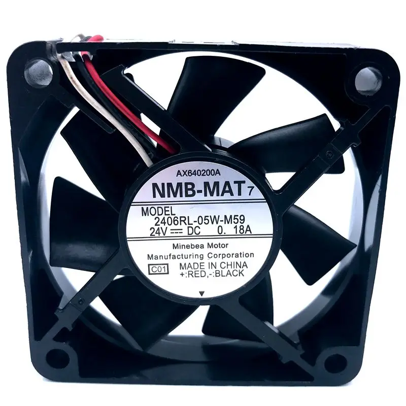 Новый вентилятор 24 В для NMB 2406RL 05W M59 6015 6 см 60*60*15 мм dc24в 0.18A инверторный охлаждающий