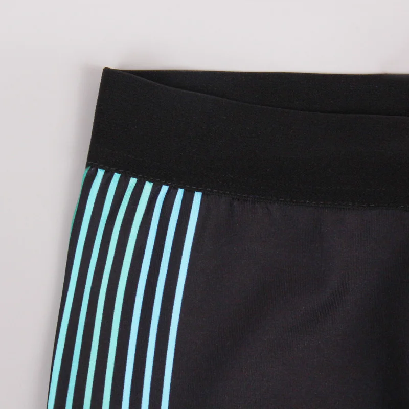 2017 Брендовые женские штаны для йоги с принтом в полоску эластичные фитнеса