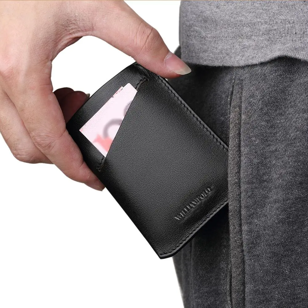 Новый мини кошелек WilliamPOLO короткий Ультратонкий Тонкий держатель для кредитных