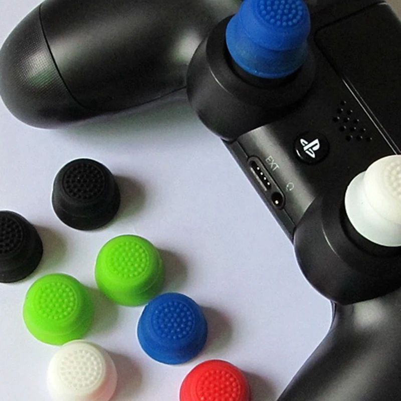 Силиконовые удлиненные аналоговые ручки для джойстика геймпада PS4 Pro Slim Dualshock 4 Xbox