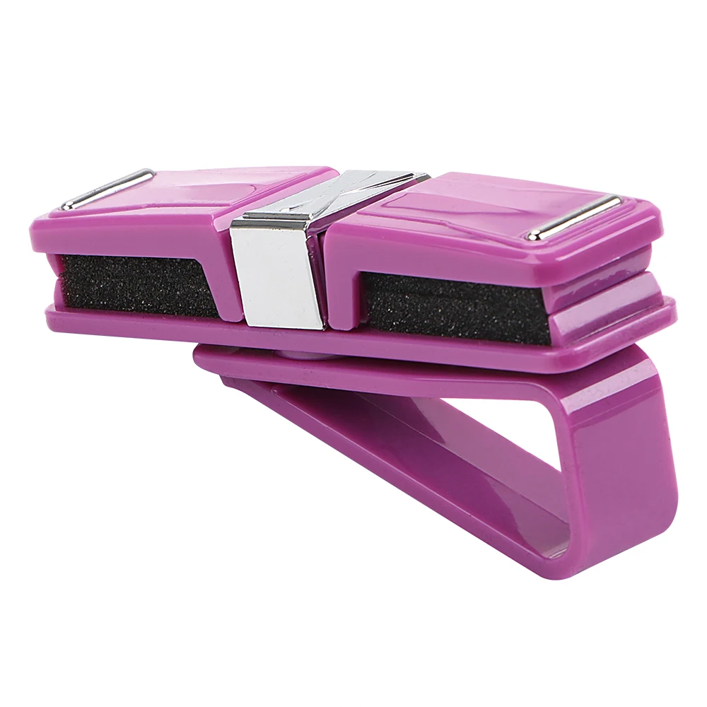 Car Glasses Case Holder Car Styling Card Ticket Clip Sun Visor Sunglasses Eyeglasses Clip Interior Accessories Rotatable
