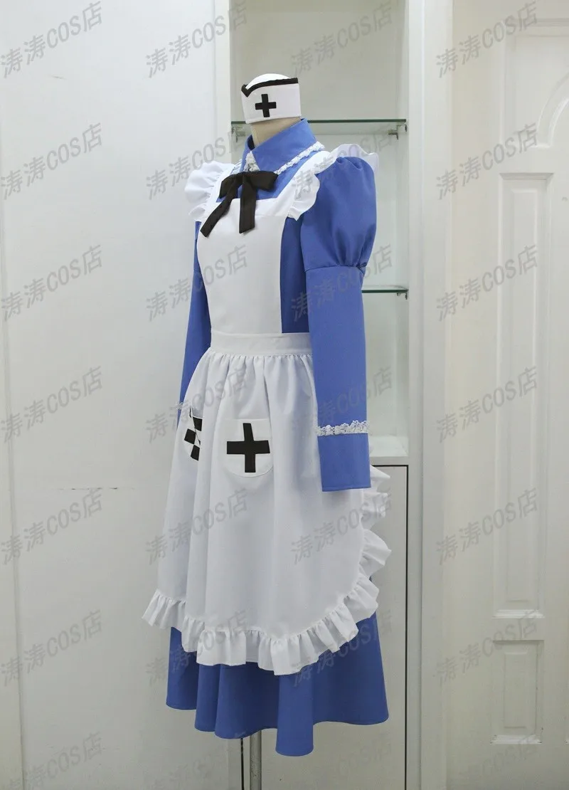 Костюм для косплея аниме Axis Powers Hetalia APH Rosa kirlands костюм на Хэллоуин бесплатная