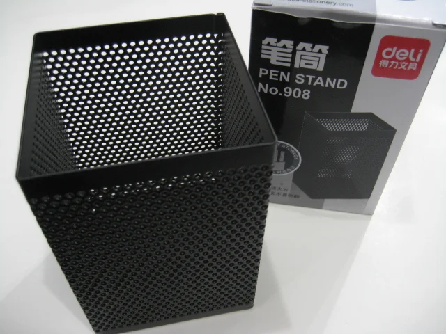 Deli 908 квадратные металлические держатели для ручек оптом и в розницу|pen dr|holder