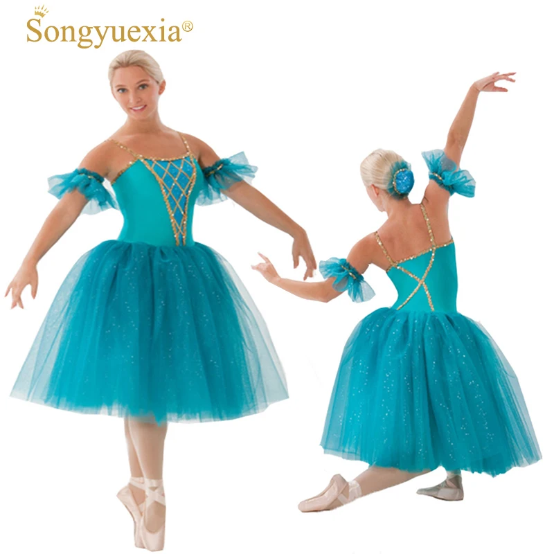 

Songyuexia woman New ballet dress Professional adult ballet dance yarn skirt tutu fluffy skirt Swan Lake adult ballet costume