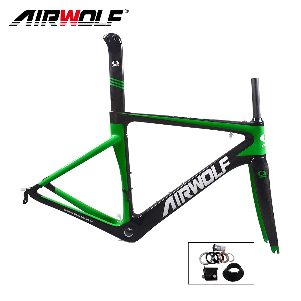 Airwolf карбоновая велосипедная рама BSA 3K Рама размер 48/51/54/56 см|carbon road frame|road framecarbon bike