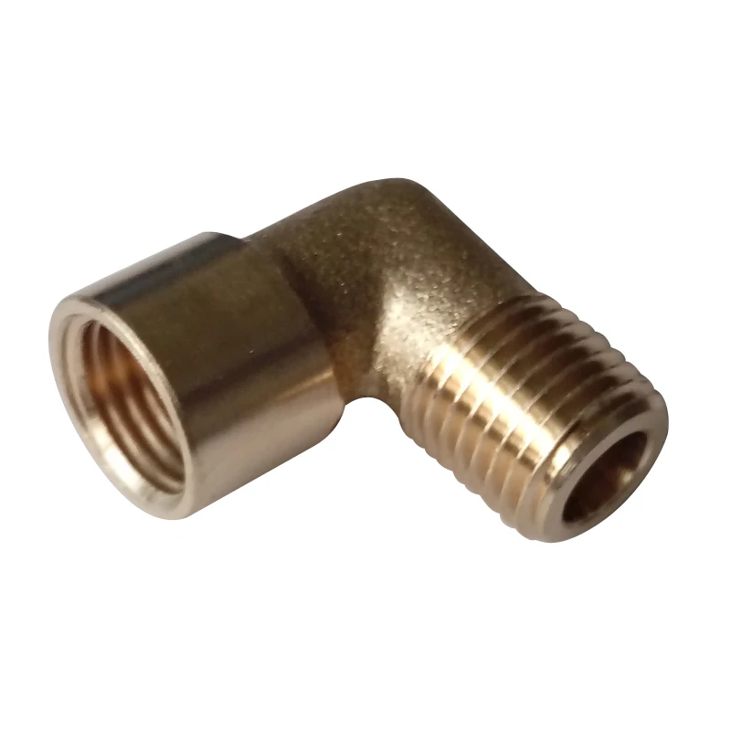 

2PCS New Brass Pipe 90 Deg 1/4" NPT Street Elbow Forged Fitting Fuel Air Boat BPFNPT-SE-M1/4-F1/4