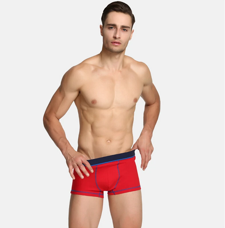 ; торговля Mr мужская хлопковая Underpant модные, пикантные Высококачественная брендовая одежда Для мужчин боксеры шорты Ман белье Плюс сайз для полных
