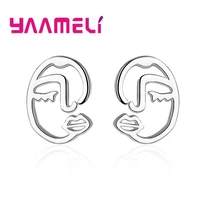 simple double star design long earrings korean temperament earring long personality ear jewelry for women valentines day gift